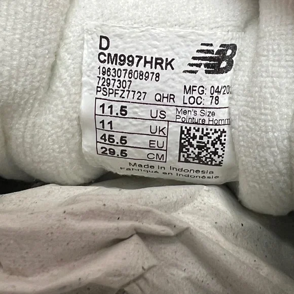 2022 New Balance 997 Light Aluminum / Team Away Grey 3M Reflective CM997HRK - Picture 10 of 14